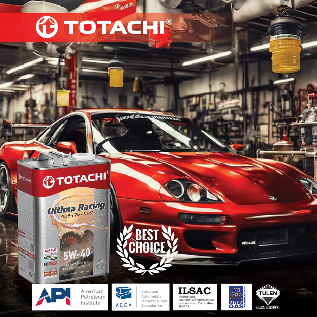 Totachi Ultima Racing best choice